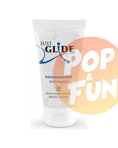 Lubrifiant Eau Water Just Glide 50ml sur Pop and Fun - Sextoys et poppers