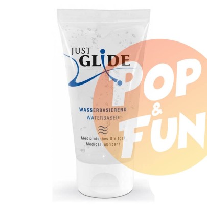 Lubrifiant Eau Water Just Glide 50ml sur Pop and Fun - Sextoys et poppers