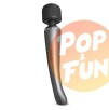 Masturbateur Wand Graphity 30 cm - Tête de 55 mm Gris sur Pop and Fun - Sextoys et poppers