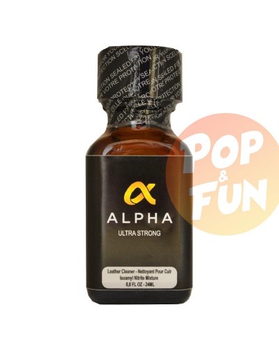 Poppers Alpha Ultra Strong Black Label Amyl 24ml