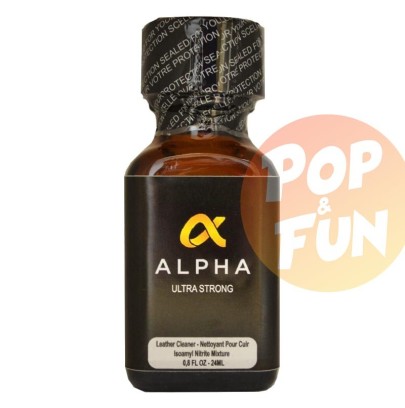 Poppers Alpha Ultra Strong Black Label Amyl 24ml