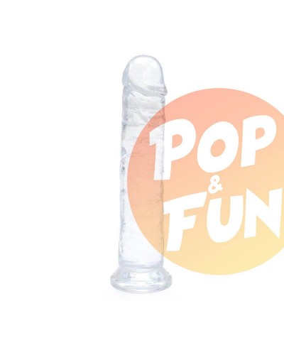 Mini gode Cox 15 x 3cm Transparent sur Pop and Fun - Sextoys et poppers