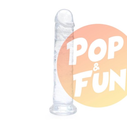 Mini gode Cox 15 x 3cm Transparent sur Pop and Fun - Sextoys et poppers