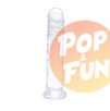 Mini gode Cox 15 x 3cm Transparent sur Pop and Fun - Sextoys et poppers