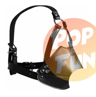 Museliére avec Bâillon Head Harness Noire sur Pop and Fun - Sextoys et poppers