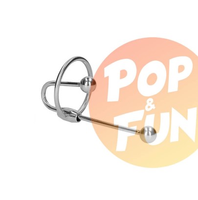 Penis Plug avec boule métal 10 mm Ouch sur Pop and Fun - Sextoys et poppers