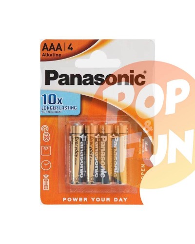 Piles Panasonic AAA x4 sur Pop and Fun - Sextoys et poppers