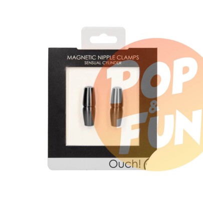 Pinces à tétons magnétiques Sensual Cylinder Ouch sur Pop and Fun - Sextoys et poppers