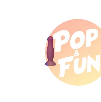 Plug Anal Silicone Mode 10x3cm - American Pop sur Pop and Fun - Sextoys et poppers