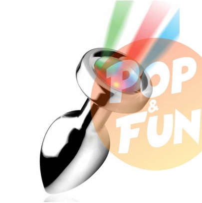 Plug avec bijou Lumineux sur Pop and Fun - Sextoys et poppers