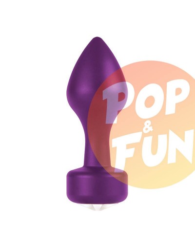 Plug Bijou anal Alu Elegant 6 x 3 cm Violet sur Pop and Fun - Sextoys et poppers