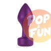 Plug Bijou anal Alu Elegant 6 x 3 cm Violet sur Pop and Fun - Sextoys et poppers