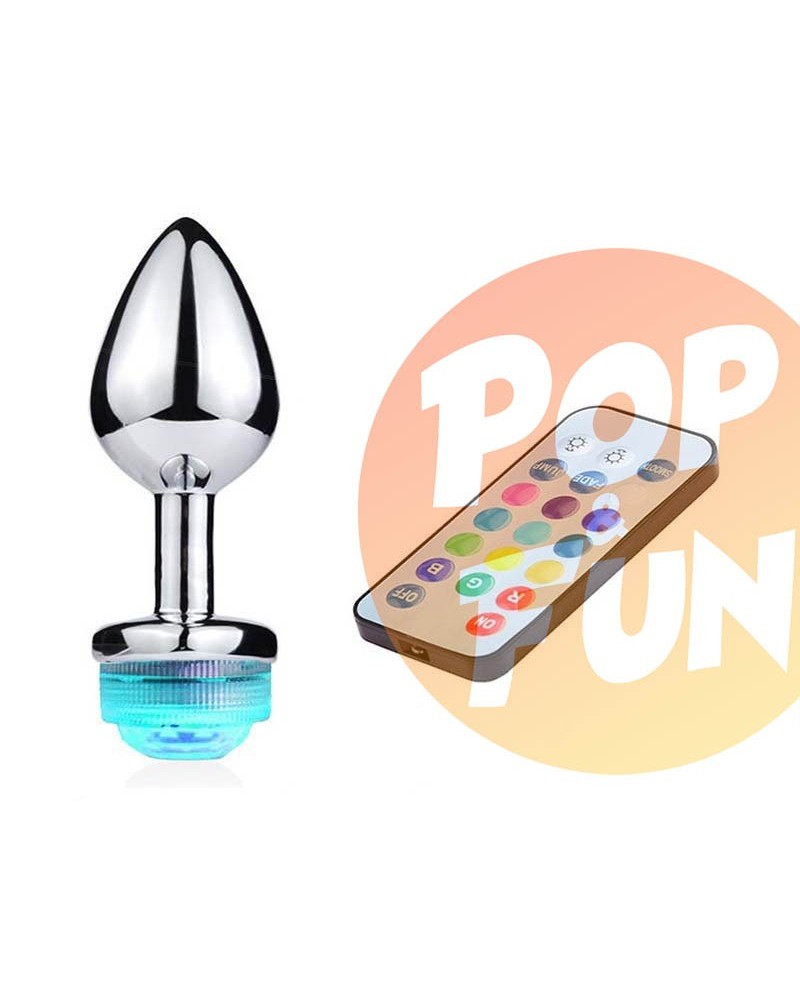 Plug Bijou Lumineux - Plusieurs Tailles sur Pop and Fun - Sextoys et poppers