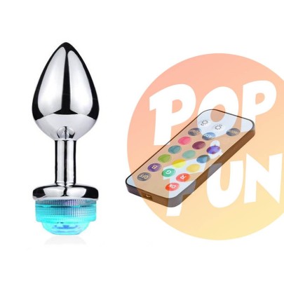 Plug Bijou Lumineux - Plusieurs Tailles sur Pop and Fun - Sextoys et poppers