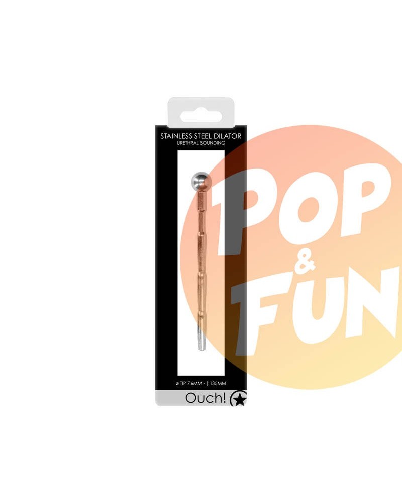 Plug Penis Long Ouch - 0.8x13cm sur Pop and Fun - Sextoys et poppers