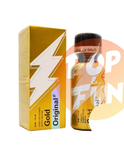 Poppers Gold Original Amyl 30ml sur Pop and Fun - Sextoys et poppers