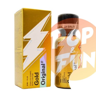 Poppers Gold Original Amyl 30ml sur Pop and Fun - Sextoys et poppers