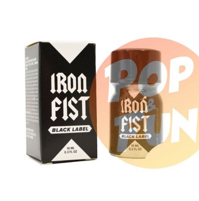 Poppers Iron Fist Black Label 10ml Pentyl sur Pop and Fun - Sextoys et poppers