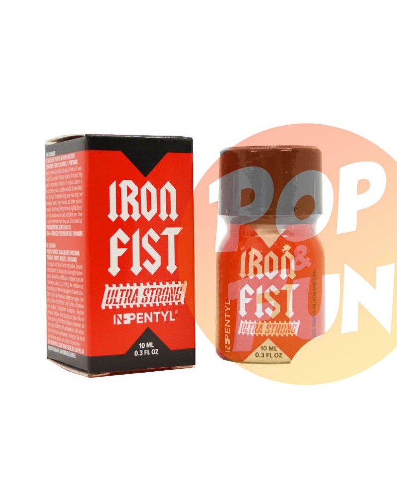 Poppers Iron Fist Ultra Strong 10ml Pentyl sur Pop and Fun - Sextoys et poppers