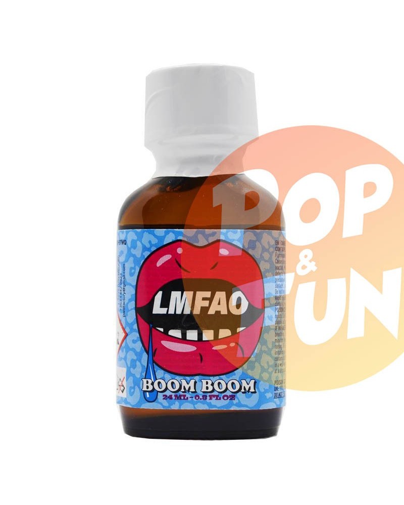 Poppers LMFAO Boom Boom 24ml Pentyl sur Pop and Fun - Sextoys et poppers