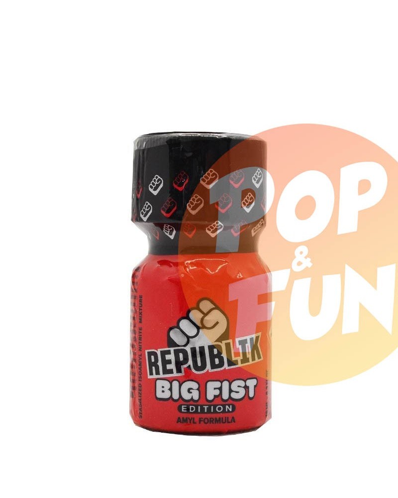 Poppers Republik Big Fist 10ml Amyl sur Pop and Fun - Sextoys et poppers