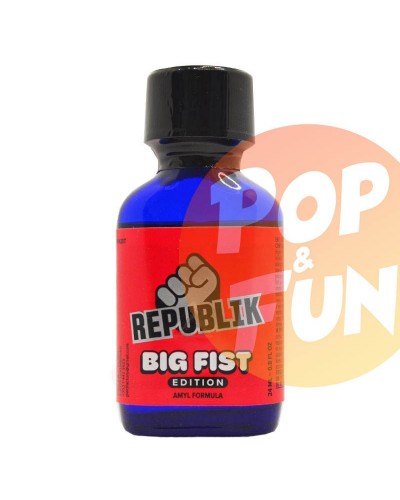 Poppers Republik Big Fist Amyl 24ml sur Pop and Fun - Sextoys et poppers