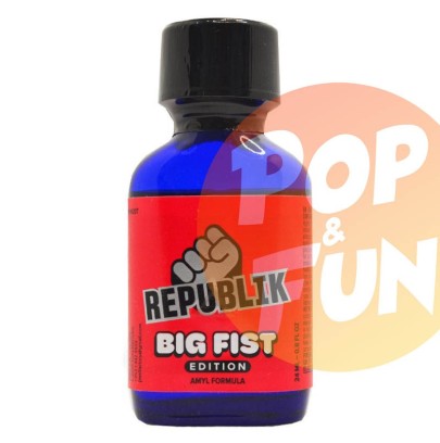 Poppers Republik Big Fist Amyl 24ml sur Pop and Fun - Sextoys et poppers