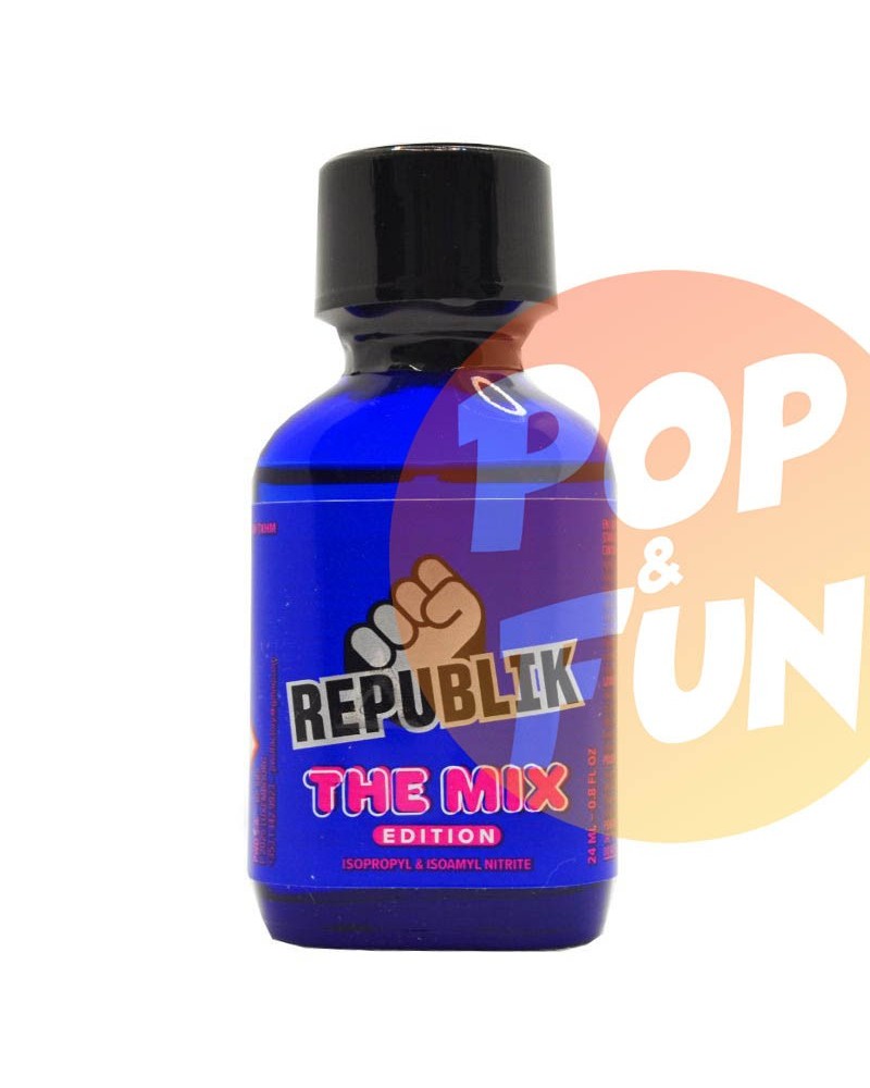 Poppers Republik The Mix Propyl Amyl 24ml sur Pop and Fun - Sextoys et poppers