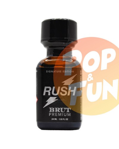 Poppers Rush Brut Premium 24ml Pentyl sur Pop and Fun - Sextoys et poppers