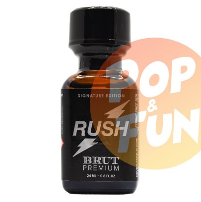 Poppers Rush Brut Premium 24ml Pentyl sur Pop and Fun - Sextoys et poppers