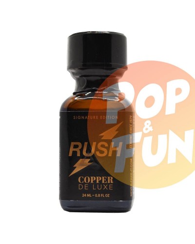 Poppers Rush Copper De Luxe 24ml Amyl Propyl sur Pop and Fun - Sextoys et poppers