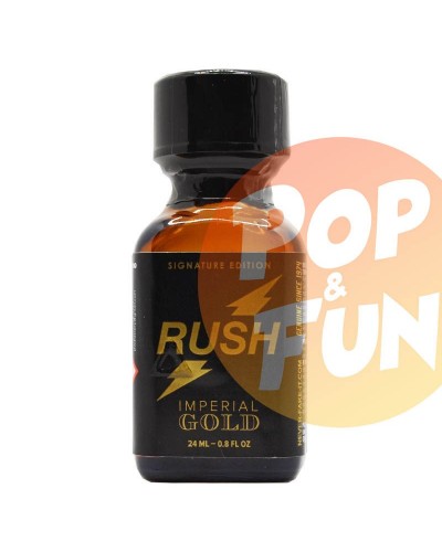 Poppers Rush Imperial Gold 24ml Pentyl sur Pop and Fun - Sextoys et poppers