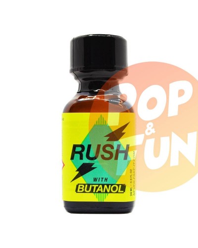 Poppers Rush with Butanol 24ml Pentyl sur Pop and Fun - Sextoys et poppers