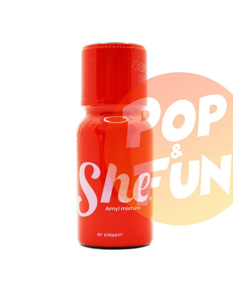 Poppers She By Everest 15ml Amyl sur Pop and Fun - Sextoys et poppers