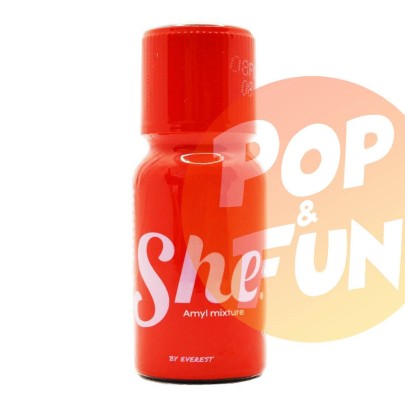 Poppers She By Everest 15ml Amyl sur Pop and Fun - Sextoys et poppers