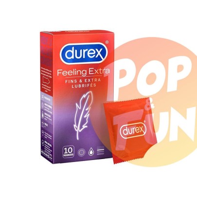 Préservatifs Durex Feeling Extra sur Pop and Fun - Sextoys et poppers
