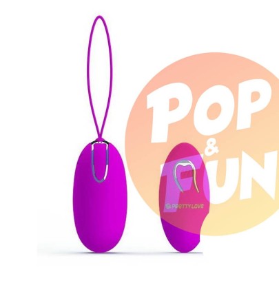 Pretty Love Oeuf vibrant sans fil Joyce 7.8 x 3.7 cm sur Pop and Fun - Sextoys et poppers