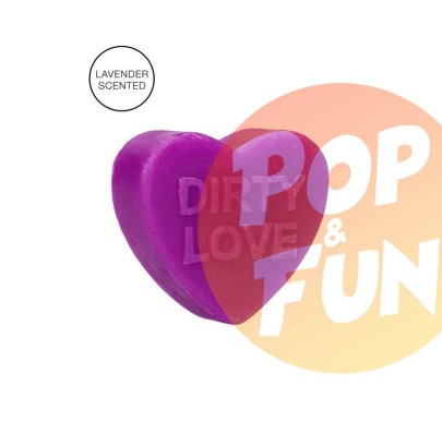 Savon Coeur Lavande - Dirty Love sur Pop and Fun - Sextoys et poppers
