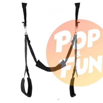 Sling de Porte Over The Swing Noir sur Pop and Fun - Sextoys et poppers