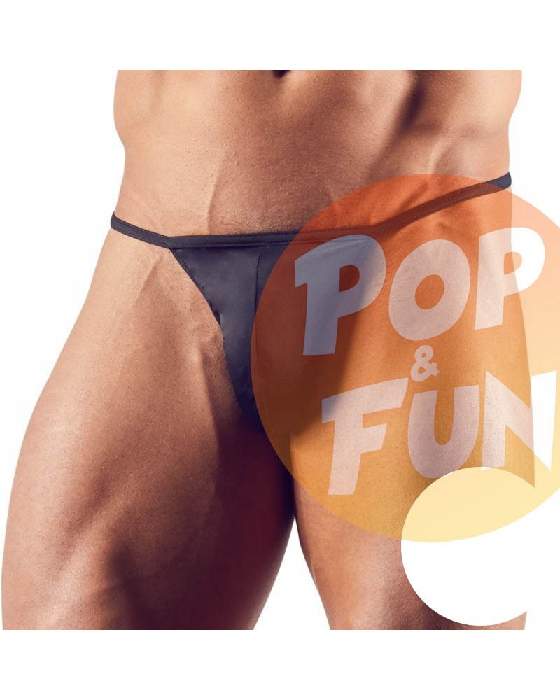 String DOLOS Noir sur Pop and Fun - Sextoys et poppers