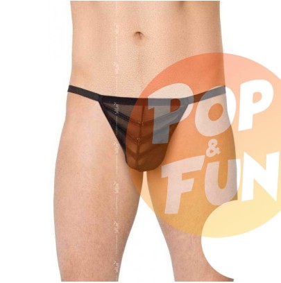 String Tonio Noir - Taille : Unique sur Pop and Fun - Sextoys et poppers