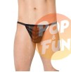 String Tonio Noir - Taille : Unique sur Pop and Fun - Sextoys et poppers