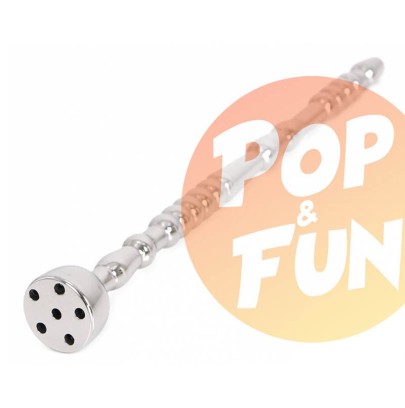 Tige à urètre percée Shower Head 13cm - Diamétre 7mm sur Pop and Fun - Sextoys et poppers