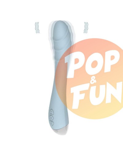 Vibro Point G Fox Lindo 14 x 3cm Bleu sur Pop and Fun - Sextoys et poppers