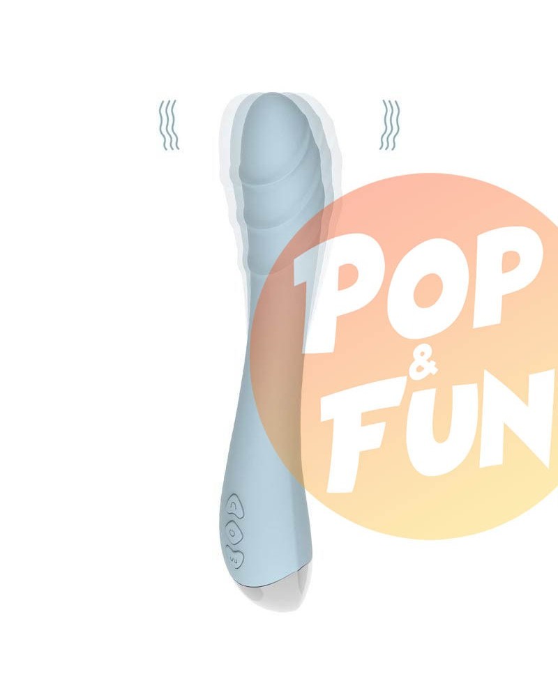 Vibro Point G Fox Lindo 14 x 3cm Bleu sur Pop and Fun - Sextoys et poppers