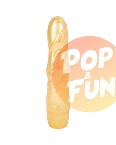 Vibromasseur en Or - Exclusive Opis sur Pop and Fun - Sextoys et poppers