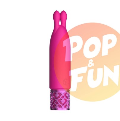 Vibromasseur Twinkle Rechargeable Silicone 11.5x3.4cm sur Pop and Fun - Sextoys et poppers