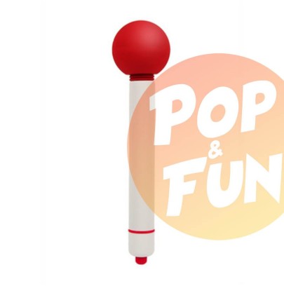 Wand Vibro Lala Pop Bleu ou Rouge sur Pop and Fun - Sextoys et poppers