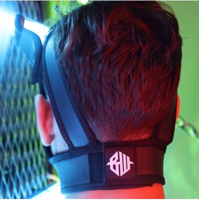 Masque Poundtown Pup Breedwell Noir-Rouge