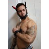 Masque Poundtown Pup Breedwell Noir-Rouge